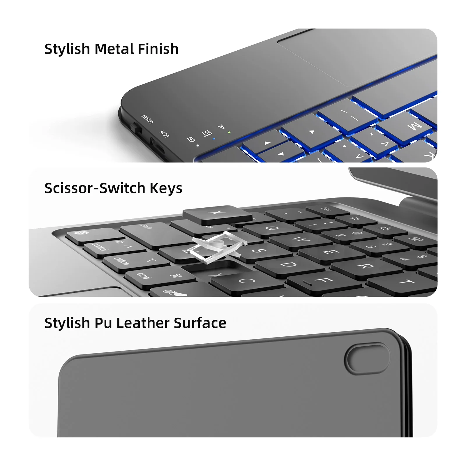 Capa Teclado GOOJODOQ Bluetooth para iPad Mini 7 A17 Pro - Imagem 17