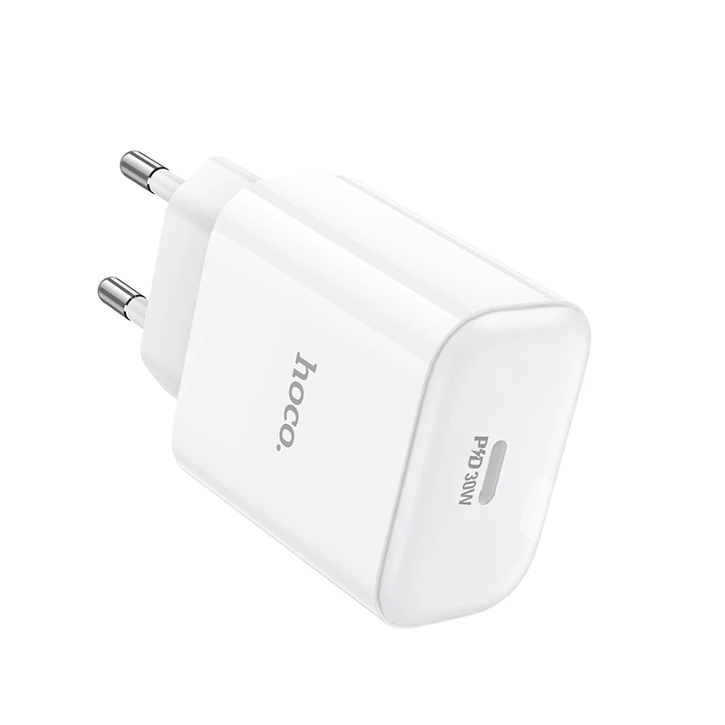 Carregador USB-C PD 30W Turbo HOCO C76A Pro - Tipo de plugue: Apenas carregador UE