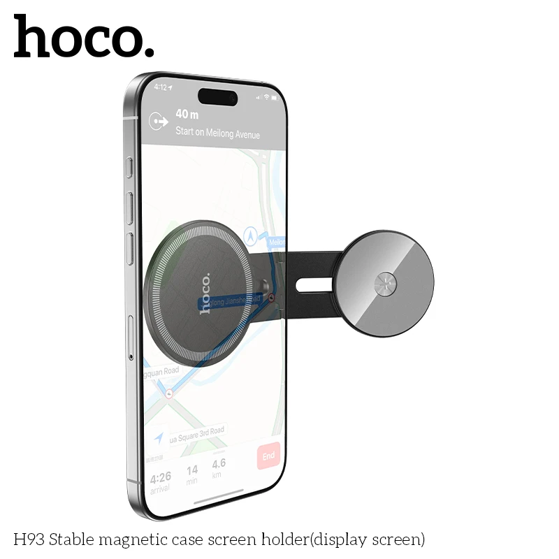 Suporte Magnético para Celular HOCO H93 para Tela do Carro - Imagem 6