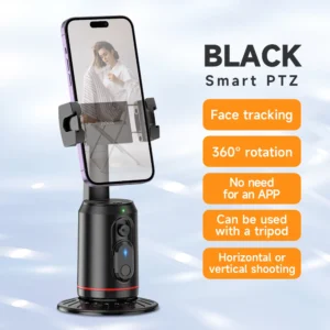Smart PTZ HOCO K23 com Rastreamento Facial 360° - Preto