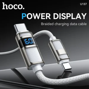 Cabo USB-C 60W HOCO U137 com Display LED