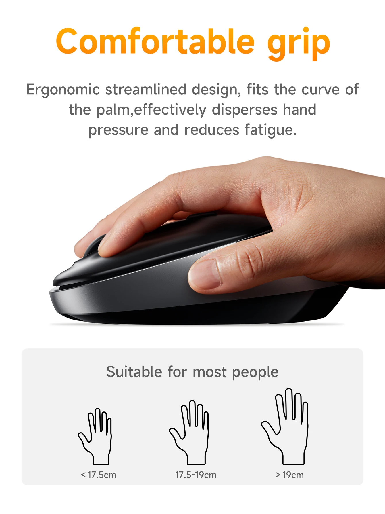 Mouse Sem Fio HOCO GM34 Bluetooth 5.2 + 2.4G Silencioso 1600DPI - Imagem 12