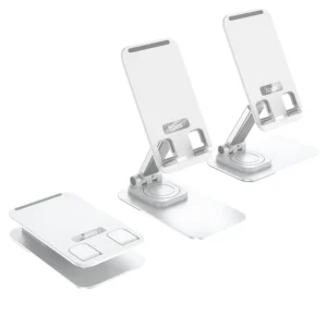 Suporte Dobrável de Mesa HOCO PH50 para Celular 360° - 1 pc branco