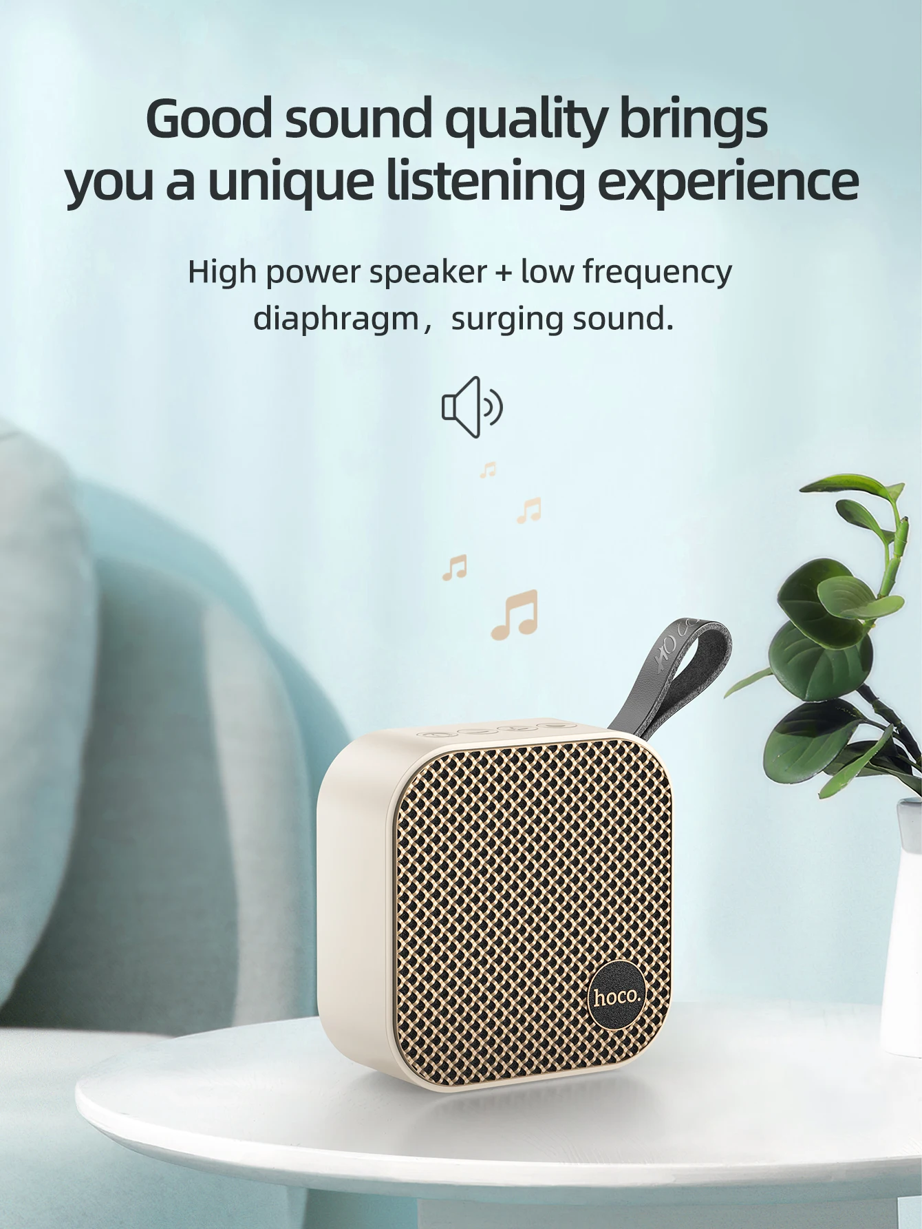 Alto-Falante Bluetooth Portátil 5W HOCO HC22 - Imagem 9