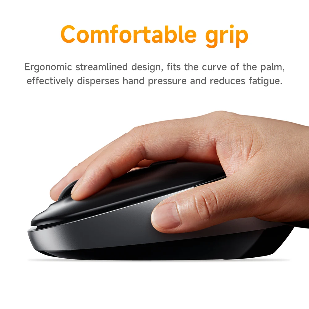 Mouse Sem Fio HOCO GM34 Bluetooth 5.2 + 2.4G Silencioso 1600DPI - Imagem 6