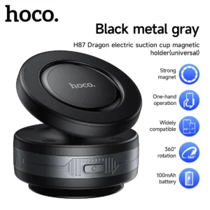 Suporte Veicular Magnético com Sucção a Vácuo HOCO H87 - Preto