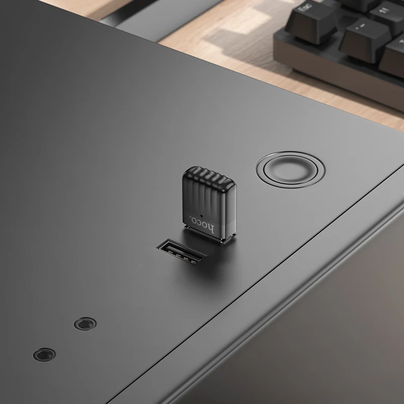 Adaptador Wi-Fi USB 600Mbps HOCO HI33 para PC e Notebook - Imagem 5