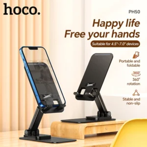 Suporte Dobrável de Mesa HOCO PH50 para Celular 360°