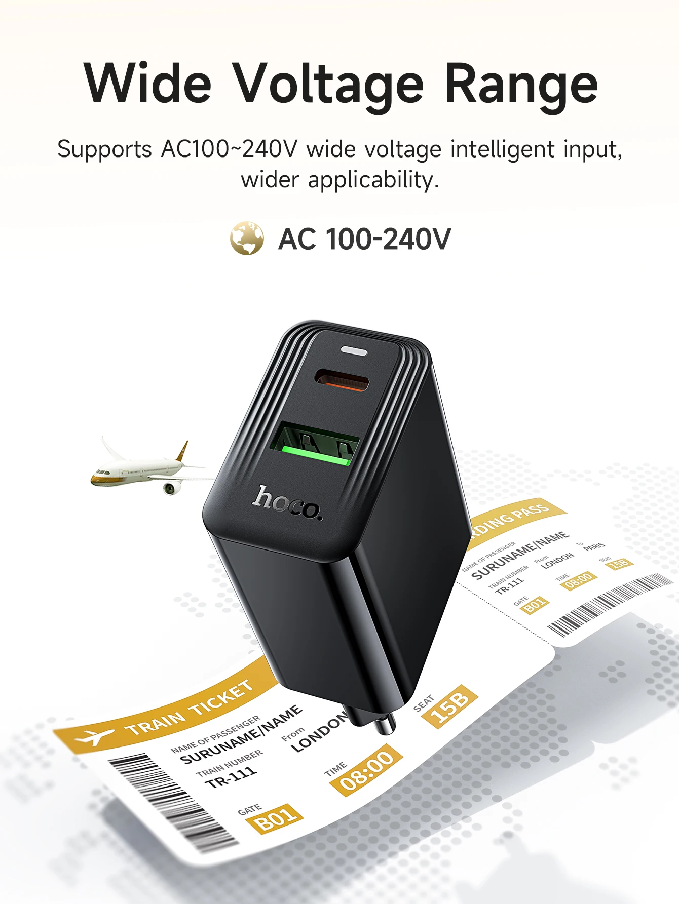 Kit Carregador Turbo HOCO CS95A GaN 30W com Cabo USB-C - Imagem 7