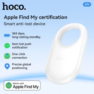 Rastreador Inteligente HOCO E94 (Apple Find My) - BRANCO