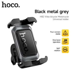 Suporte de Celular para Bicicleta e Moto HOCO H78 com Rotação 360° - Preto