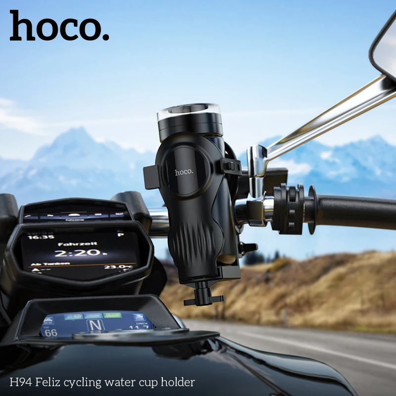 Suporte HOCO H94 para Garrafa e Celular para Bicicleta e Moto