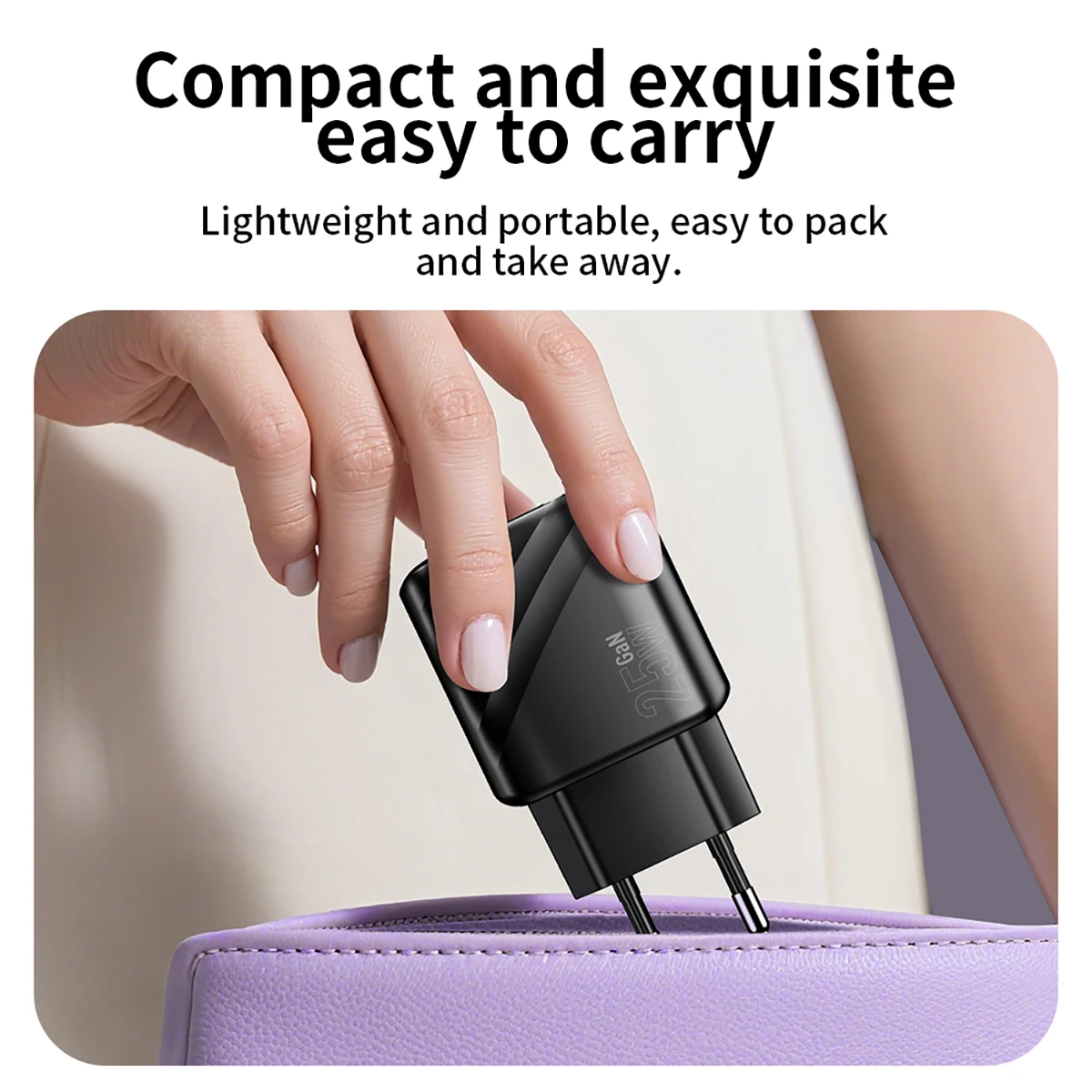 Carregador HOCO CS24A USB-C PD25W com Carregamento Rápido - Imagem 6