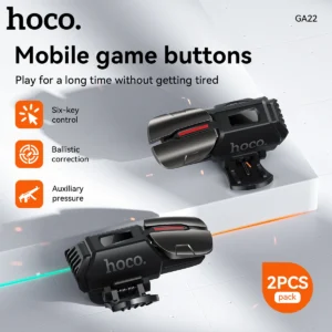 Gatilhos Gamer HOCO GA22 para Celular com 6 Botões (2 Peças)