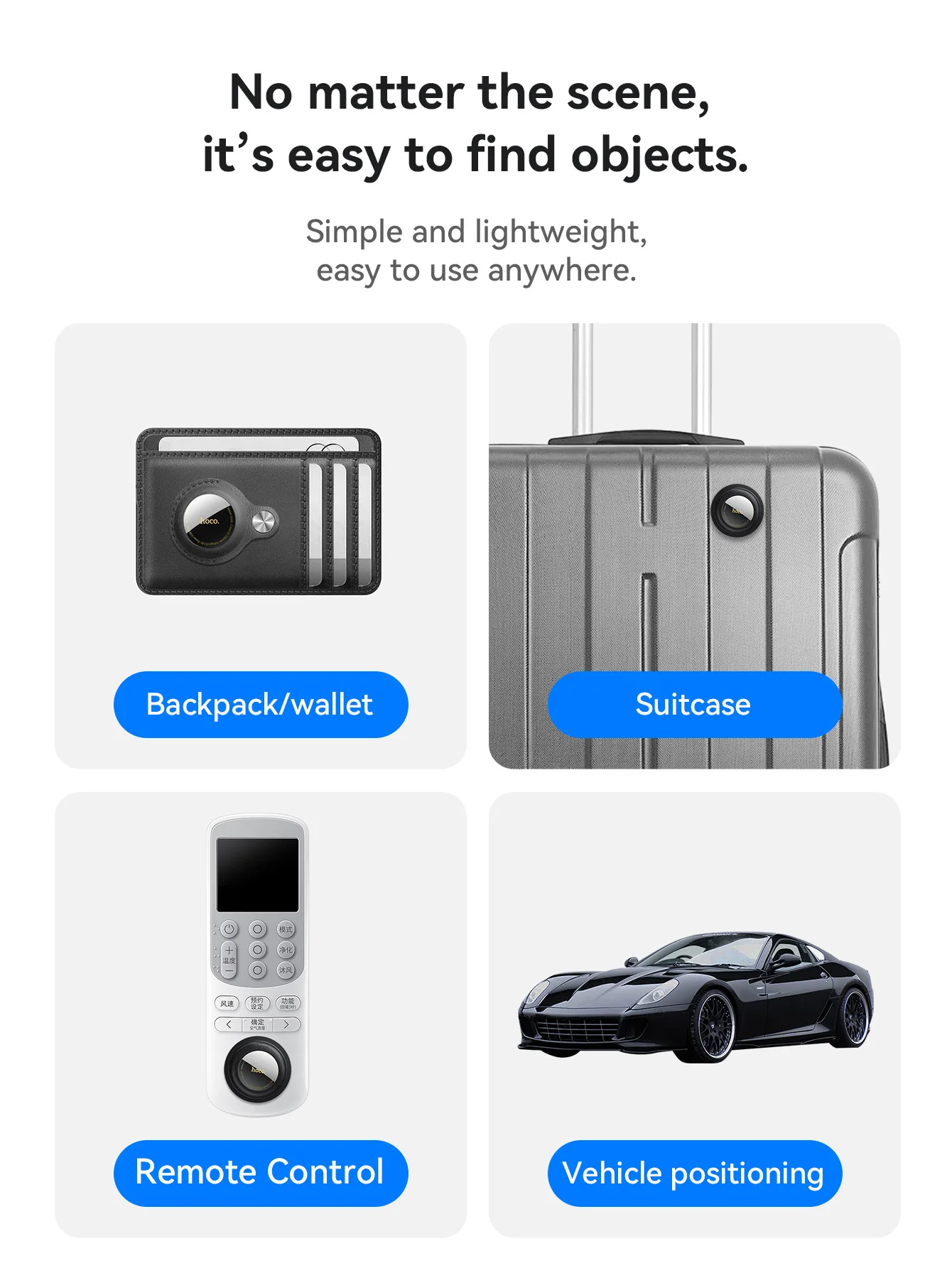 Rastreador Inteligente HOCO E91B Adesivo Compatível com Apple Find My - Imagem 15