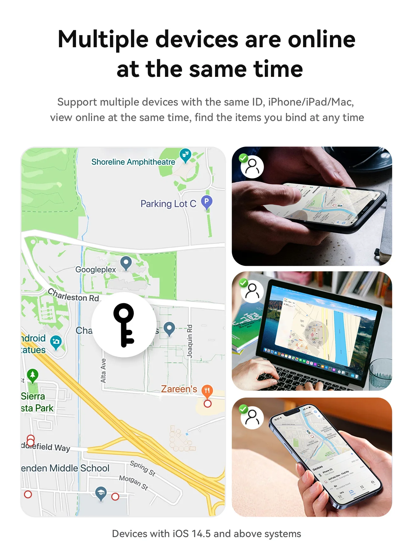 Rastreador Inteligente HOCO E91B Adesivo Compatível com Apple Find My - Imagem 10