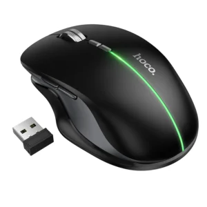 Mouse Ergonômico Recarregável HOCO GM40 - Preto