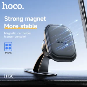 Suporte Magnético Premium HOCO H30 para Celular no Carro - preto