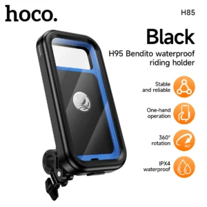 Suporte Impermeável HOCO H95 para Celular para Bicicleta - Preto