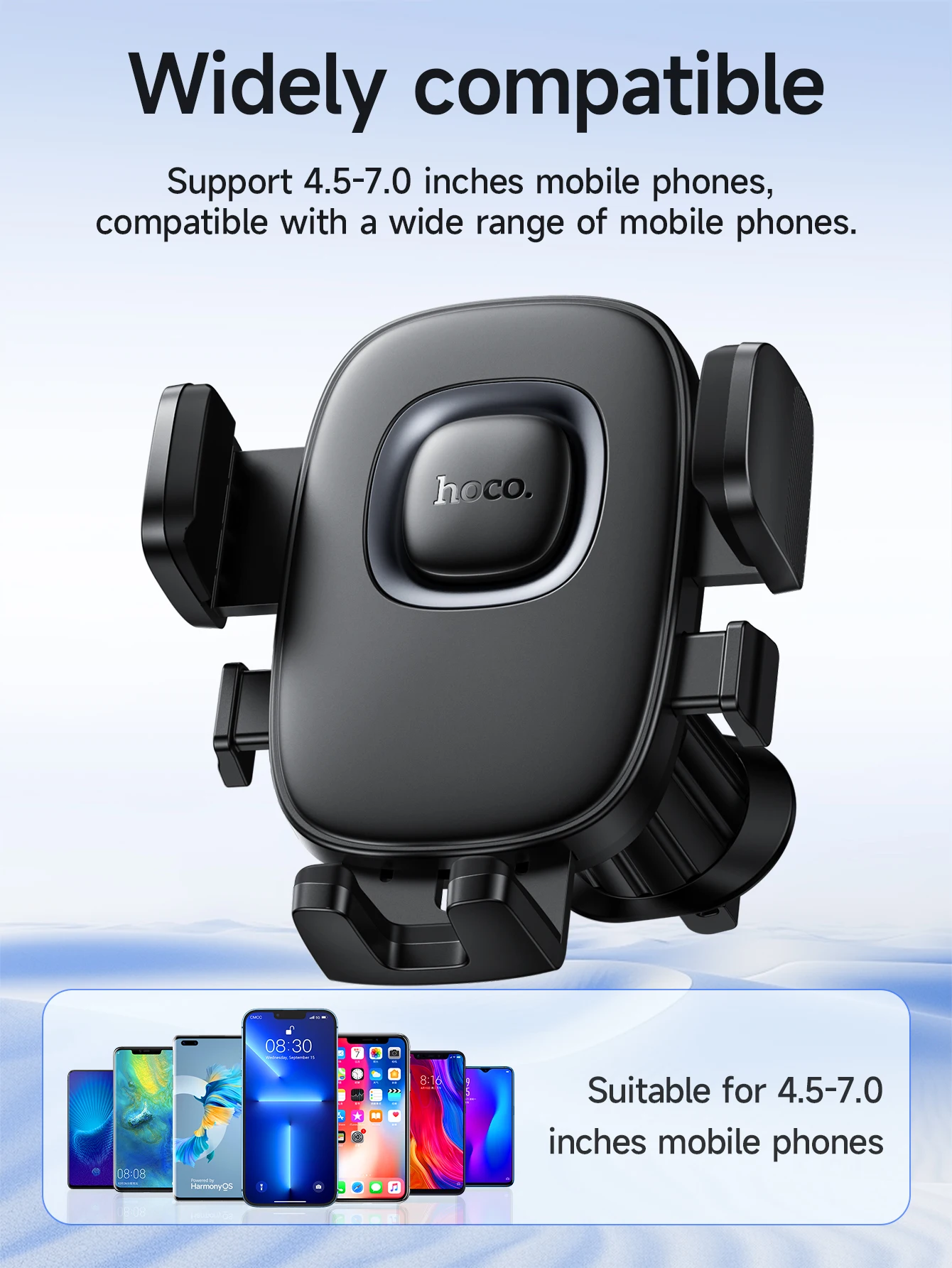 Suporte Veicular HOCO H75 para Celular com Trava Automática - Imagem 12