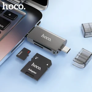 Leitor de Cartão HOCO HB39 USB-C 3.0 para SD e microSD