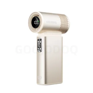 Ventilador Portátil GOOJODOQ GFS015 5 em 1 de Alta Velocidade - dourado champanhe claro
