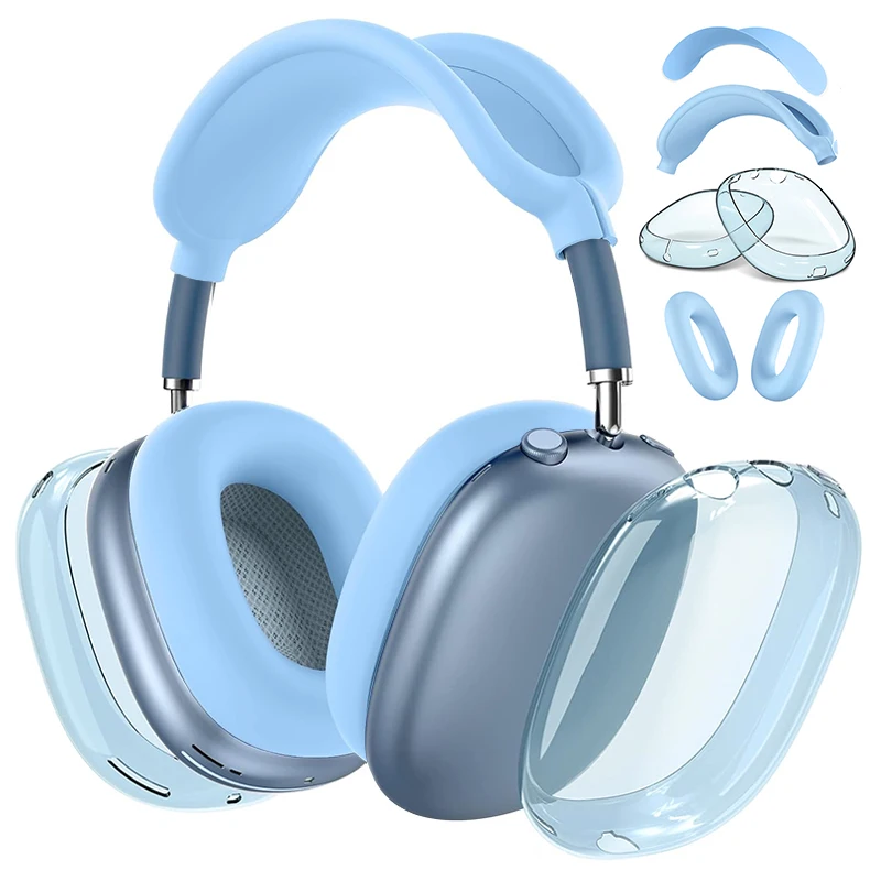 Kit de Proteção 4 em 1 HOCO para W65 e W65 Plus - CÉU AZUL