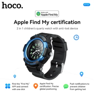 Smartwatch Infantil HOCO E112 Compatível com Apple Find My