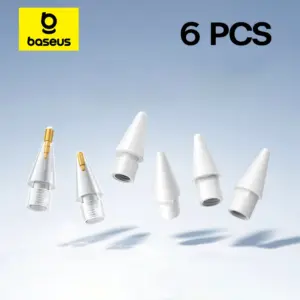 Kit Baseus com 6 pontas de reposição para Apple Pencil