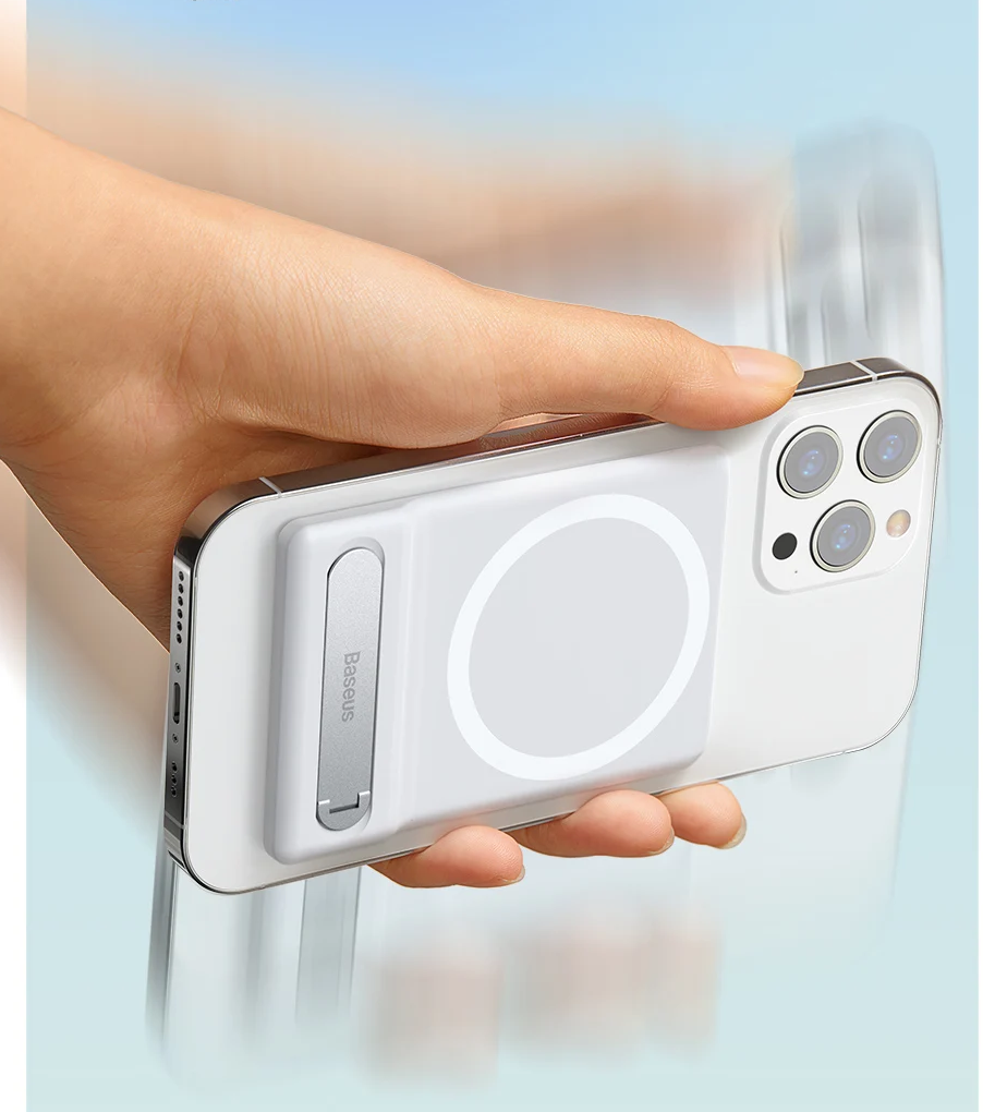 3. Absorção Poderosa – Suporte de Telefone Magnético e Dobrável
