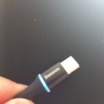 Cabo USB Tipo C Baseus 3A LED Colorido