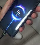 Cabo USB Tipo C Baseus 3A LED Colorido