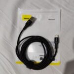 Cabo USB Tipo C Baseus 3A LED Colorido