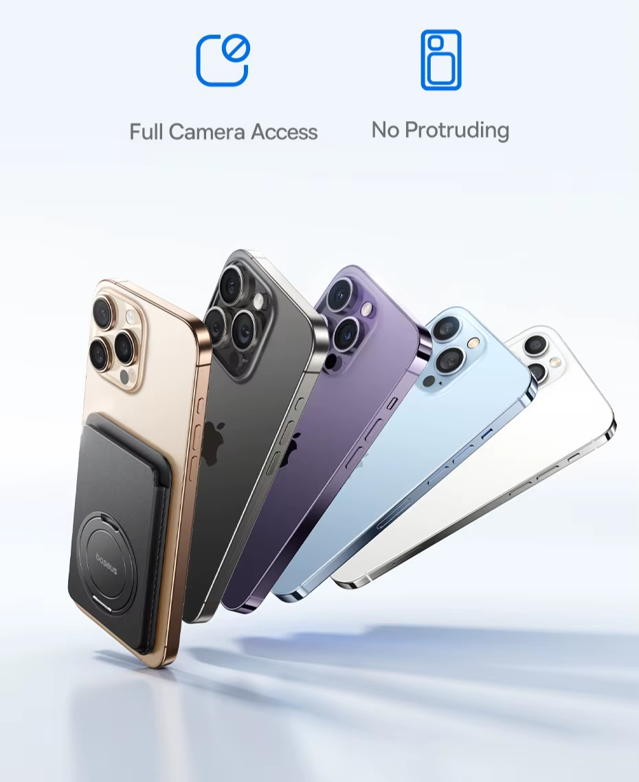 Compatível com Todos os iPhones com MagSafe – Carteira Magnética com Suporte MagPro 3