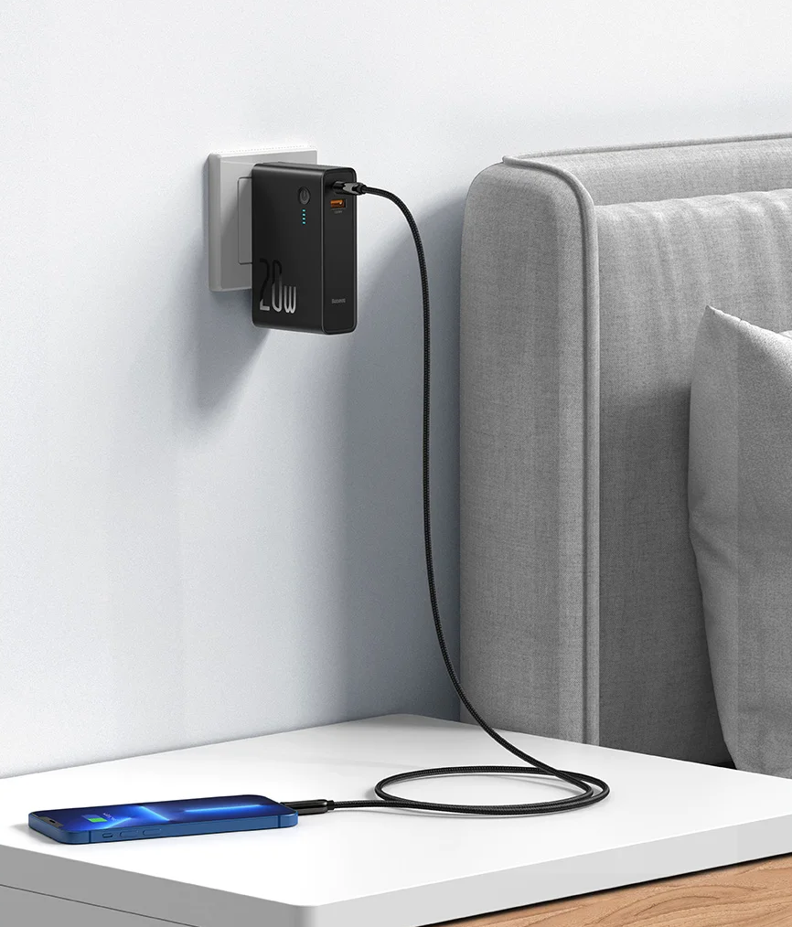 Interruptor de Carregamento Inteligente – Power Bank e Carregador 2 em 1 10000mAh 20W