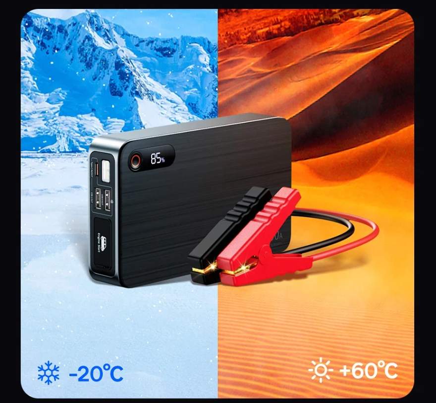 8. Dê Partida no Seu Carro Mesmo com Baixas Temperaturas – Super Auxiliar de Partida 16000mAh 1600A