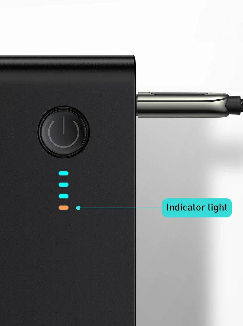 Luz Indicadora – Power Bank e Carregador 2 em 1 10000mAh 20W