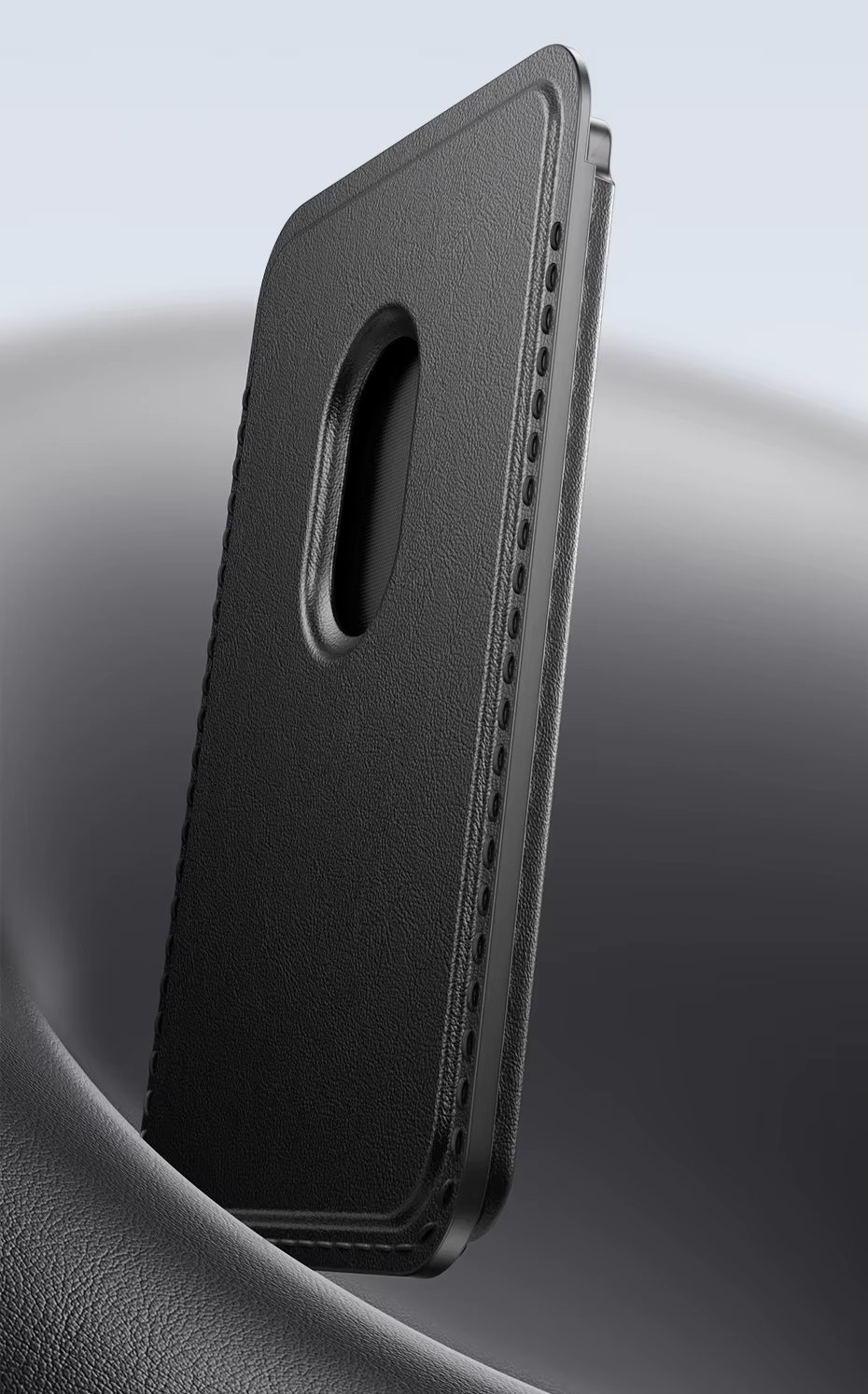 Feita com Couro PU Premium para Uso sem Preocupações – Carteira Magnética com Suporte MagPro 3