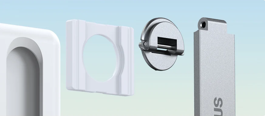 6. Suporte Estável e Resistente sem Oscilação – Suporte de Telefone Magnético e Dobrável