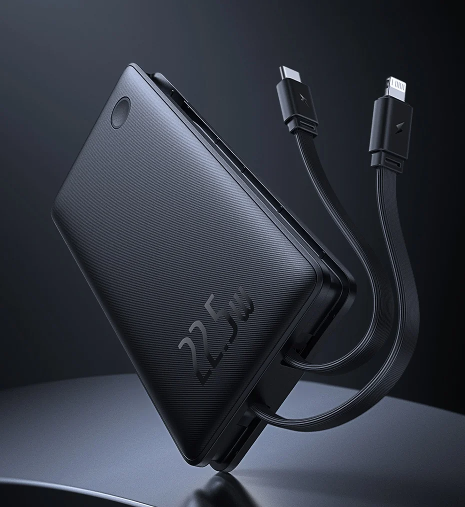 Power Bank 22,5W 10000mAh Airpow Lite Cabo Duplo