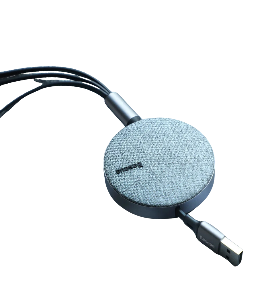 Cabo USB 3 em 1 Retrátil