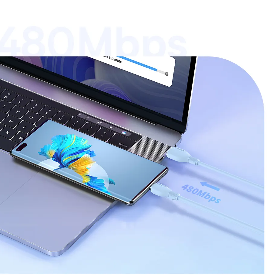 Cabo USB para Tipo C 100W Carregamento Rápido Baseus