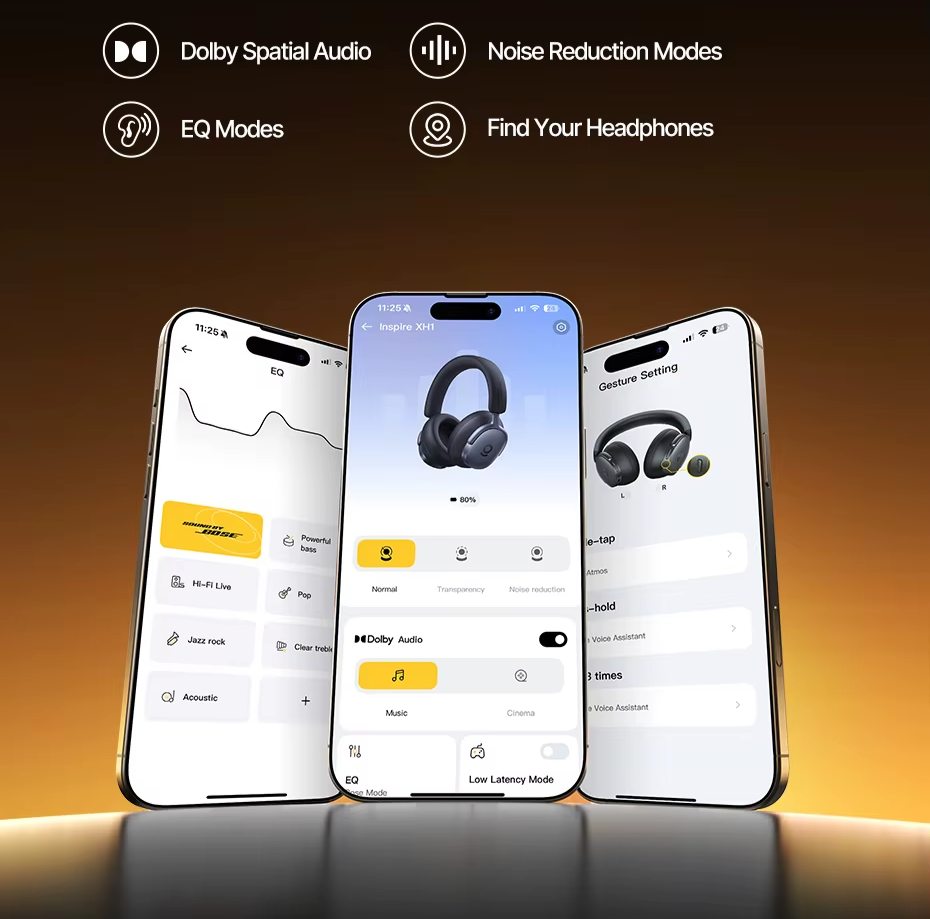Controle Total no Seu Celular – Headset Baseus Inspire XH1 com Cancelamento de Ruído