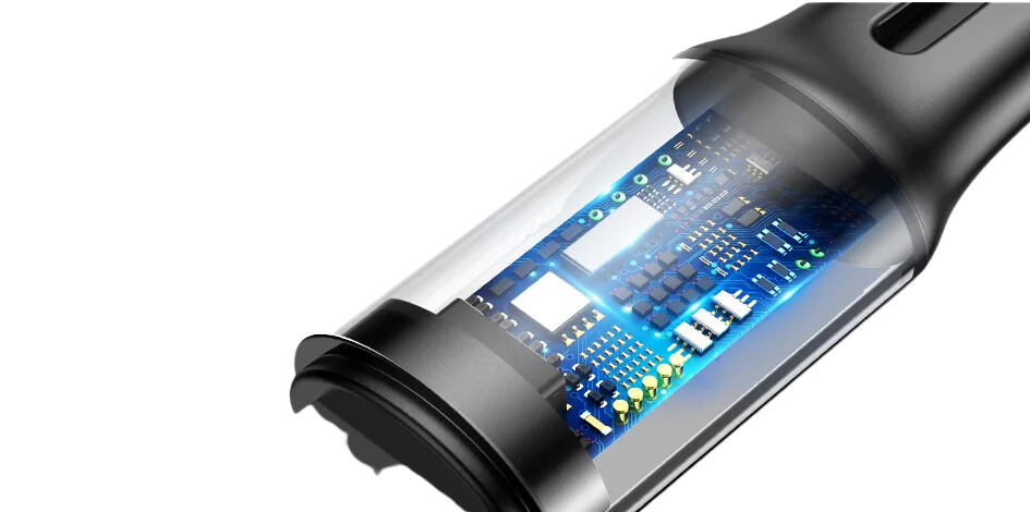 4. Chip Inteligente – Cabo USB 3 em 1 Retrátil
