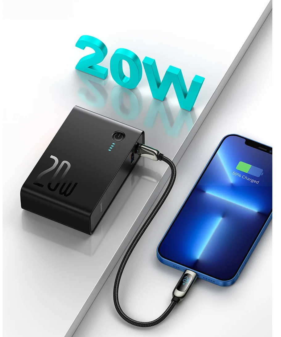 Mais Rápido e Menor – Power Bank e Carregador 2 em 1 10000mAh 20W