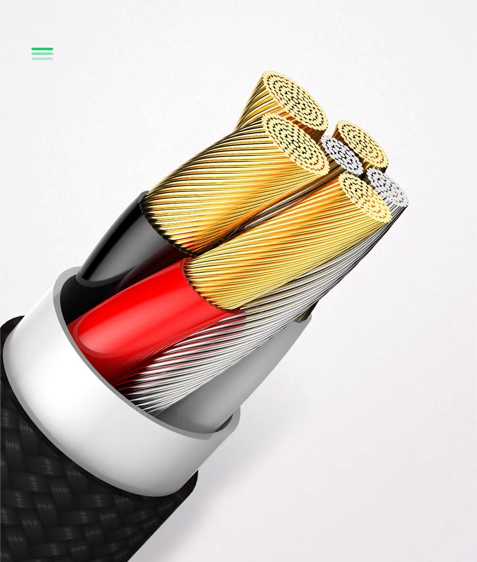 Informações Gerais – Cabo Turbo USB Para USB-C Cafule HW QC 3.0 40W 5A 1m