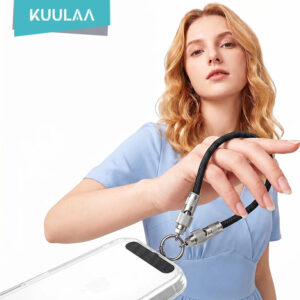 Cabo USB-C Kuulaa 240W 2 em 1 com Cordão para Celular