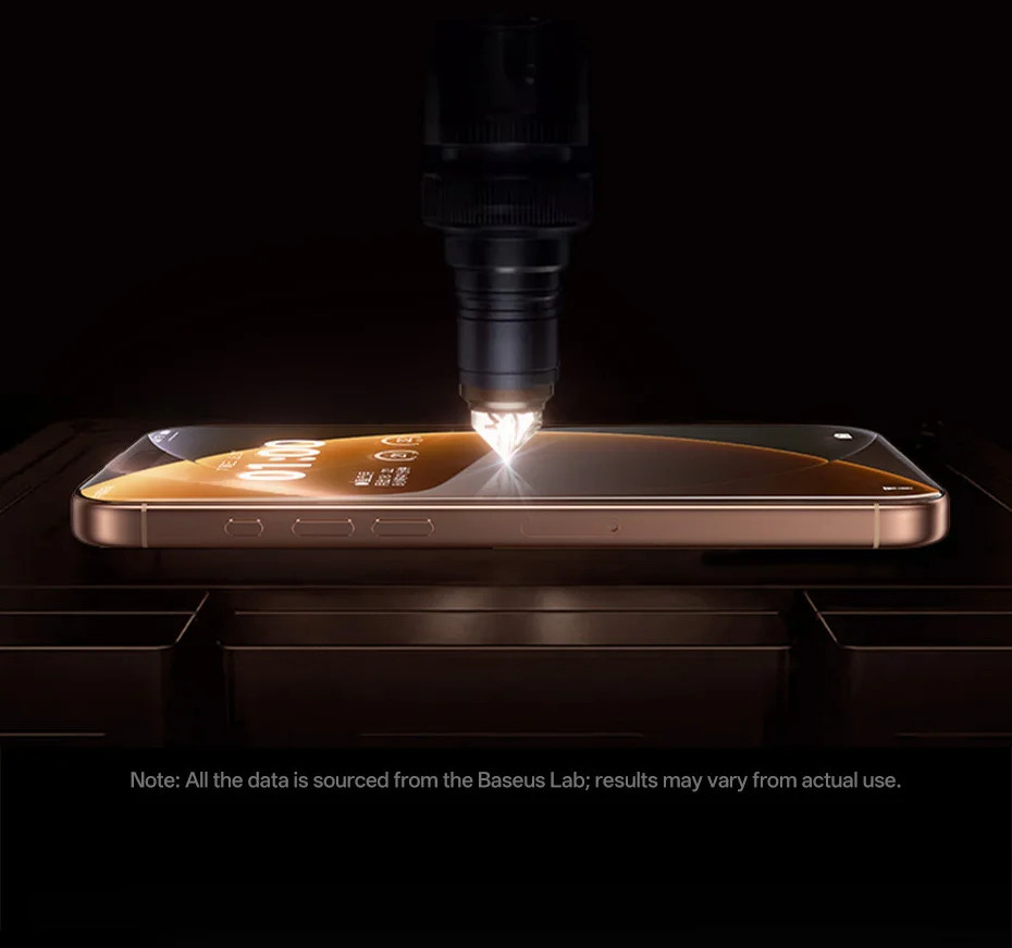 Resistente a Arranhões – Película de Vidro Temperado Baseus Privacidade para iPhone 17