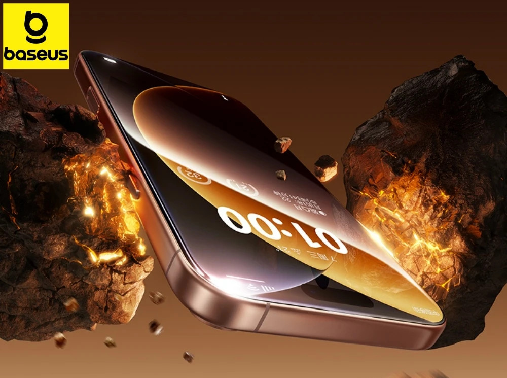 Dureza 9X Reforçada – Película de Vidro Temperado Baseus Privacidade para iPhone 17