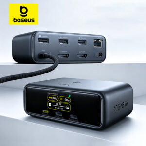 Hub Baseus SpaceMate RD1 Mini 10 em 1 HDMI Duplo 4K PD 100W RJ45
